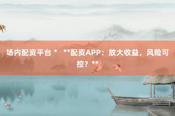 场内配资平台 *   **配资APP：放大收益，风险可控？**