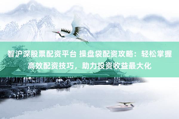 智沪深股票配资平台 操盘袋配资攻略：轻松掌握高效配资技巧，助力投资收益最大化
