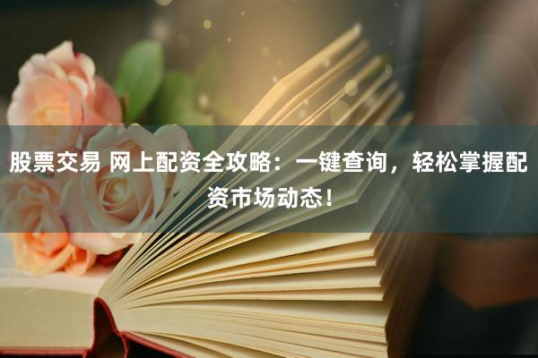 股票交易 网上配资全攻略：一键查询，轻松掌握配资市场动态！
